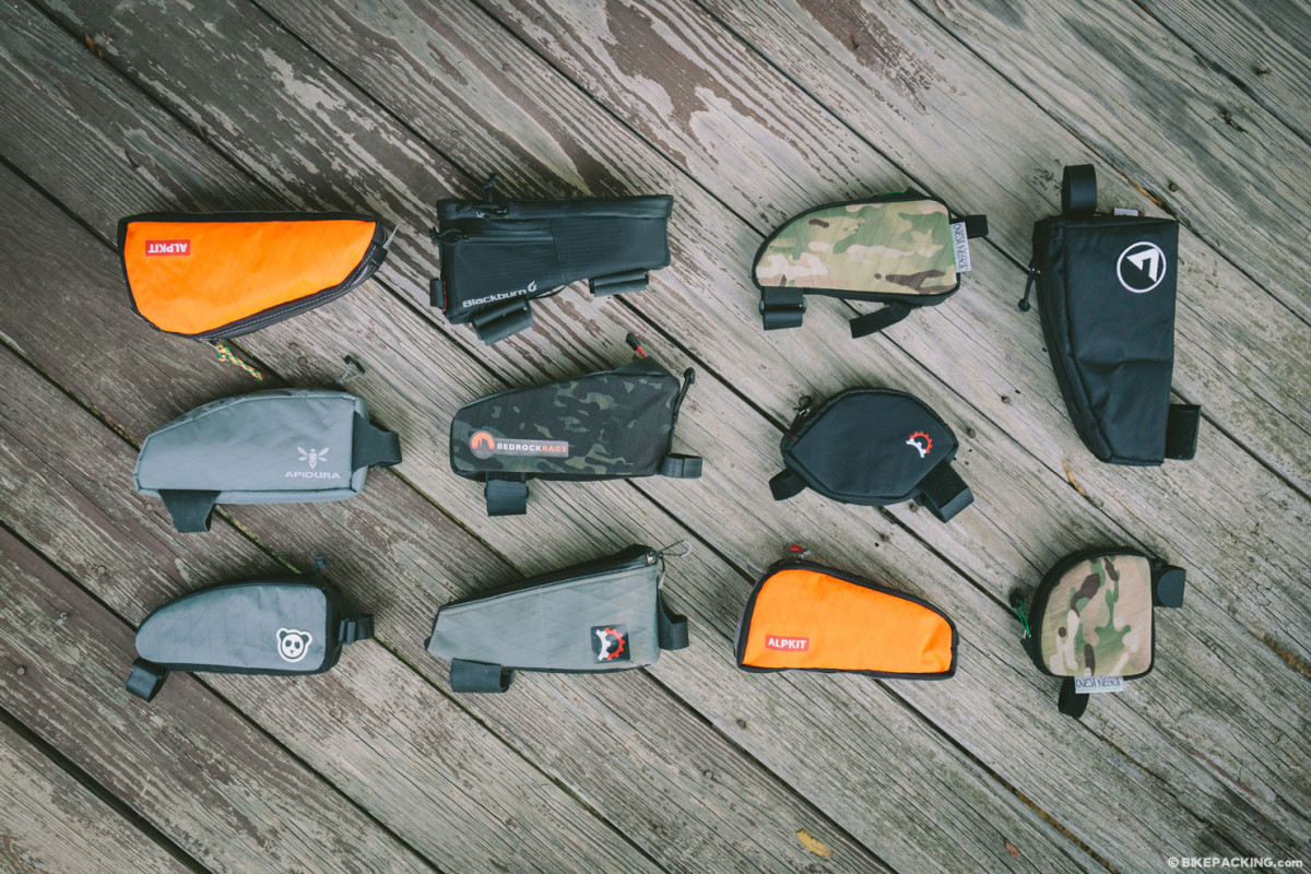 Bikepacking Top Tube Bags and Packs